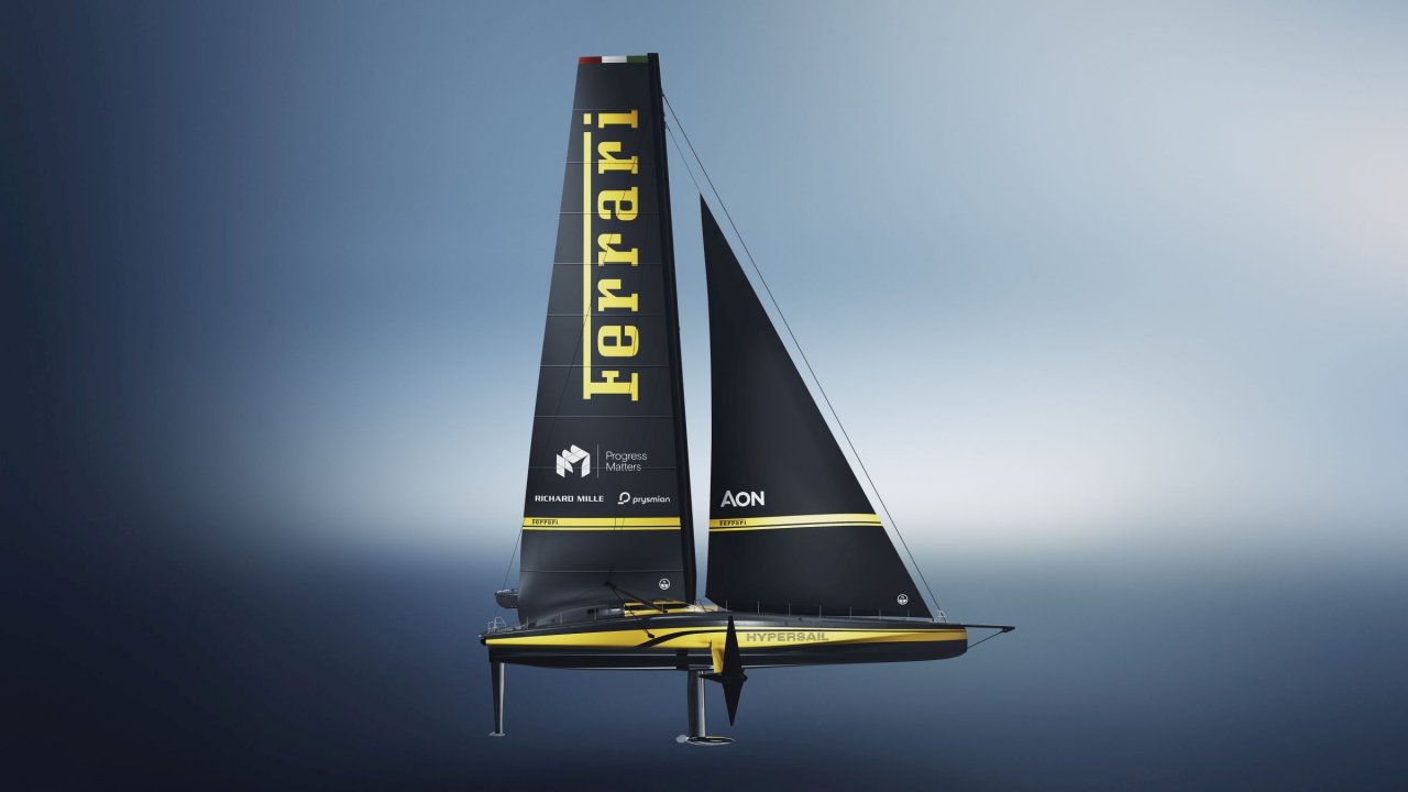 Ferrari pokazal podobo svoje jadrnice Hypersail